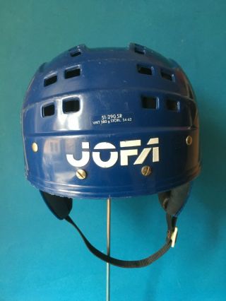 Dark Blue Jofa Helmet 51 290.  Vintage 80 