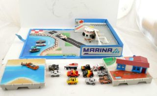 Vintage Micro Machines Airport Marina Galoob With Cars
