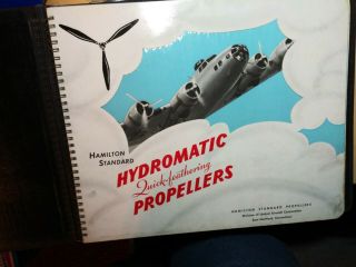 Vintage WWII Hamilton Standard Hydromatic Propellers 40S xrays scale book 2