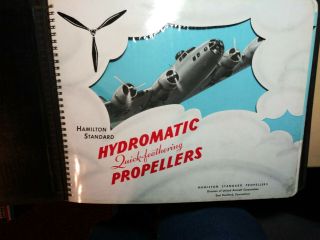 Vintage WWII Hamilton Standard Hydromatic Propellers 40S xrays scale book 3