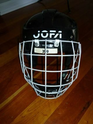 Jofa Vintage 390 Hockey Helmet W/ 381 Sr Cage Mask 6 3/4 - 7 3/8 55 - 62 Senior