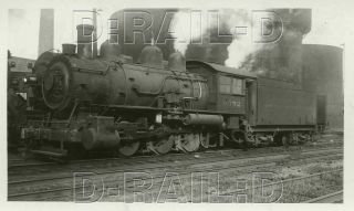 8k536 Rp 1938 P&le Pittsburgh & Lake Erie Railroad 0 - 6 - 0 Loco 9052 Mckees Rocks