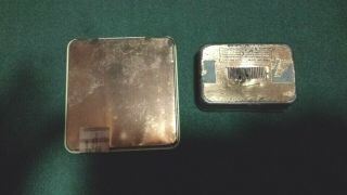 2 VINTAGE TOBACCO TINS - WILLEM ll CIGARS and EDGEWORTH PIPE TOBACCO METAL TINS 2