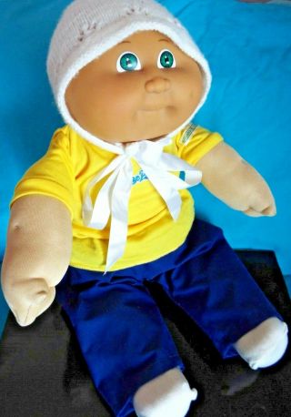 Jesmar Cabbage Patch Boy Doll,  1978 - 82 Made In Spain,  Exc Cond