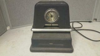 Ibm 2500 - 5 Vintage Antique Time Punch Clock