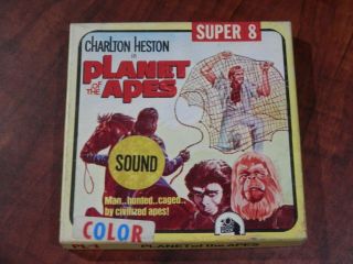 Vintage 1968 " Planet Of The Apes " 8 Mm Film Ken Films Vg