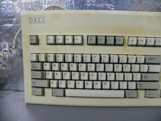Vintage Old Logo Dell AT101 GYUM97SK Black ALPS Sliders Keyboard 2
