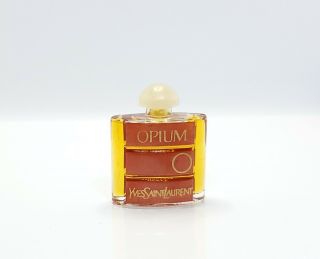 Mini Opium By Yves Saint Laurent Parfum 3.  5ml Women Vintage