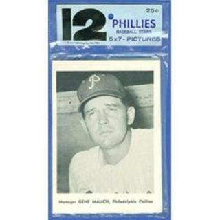 Vintage 1961 Philadelphia Phillies Picture Pack (12) Card Set By Jay Publishing