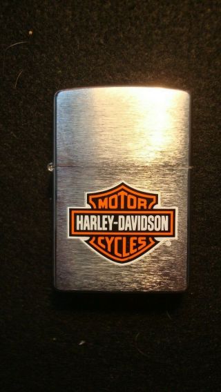 Harley Davidson Motorcycle - Zippo Cigarette Lighter -