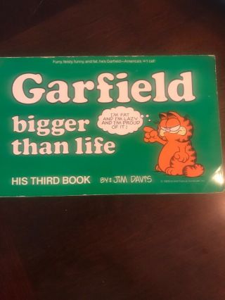 Garfield At Large His Third Book By Jim Davis