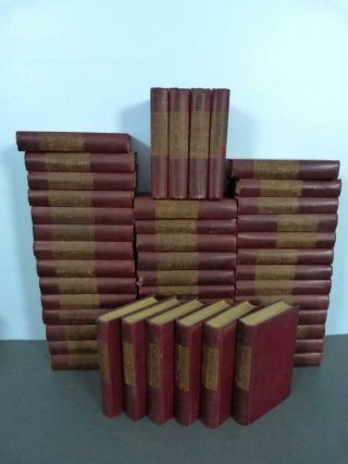Set of 48 decorative antique bindings 1895 Walter Scott Waverley Novels complete 3