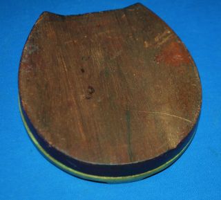 A lovely horseshoe shaped cribbage board with central dish,  antique,  Victorian 2