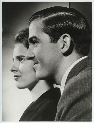 Yousuf Karsh Vintage King Constantine And Queen Anne - Marie Press Photo