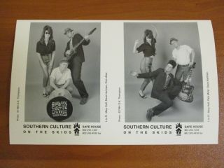 Vtg Glossy Press Photo Rock Band Southern Culture On The Skids Freak Flag
