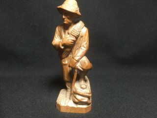 Brienz Black Forest Carved Figure Of A Mountaineer