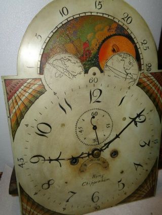 Antique - 8 Day - Grandfather Clock Movement - Ca.  1810 - To Restore - K116