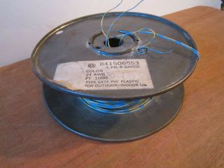 Vintage Bell System Telephone Wire Spool 1 Pair F - Cross 24 Awg Indoor/outdoor
