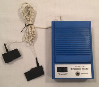 Vintage Micronta Biofeedback Stress Test Monitor /radio Shack