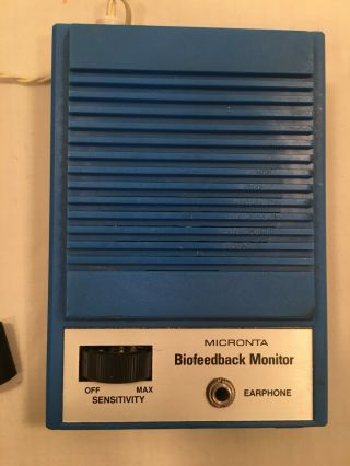 Vintage Micronta Biofeedback Stress Test Monitor /Radio Shack 2