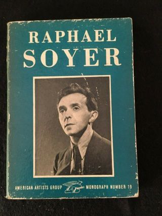 American Artists Group Monograph 19: Raphael Soyer Small Hardcover