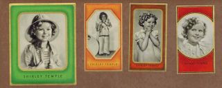 Film Star,  Shirley Temple: Group Of Antique Cards From Germany (1936) A
