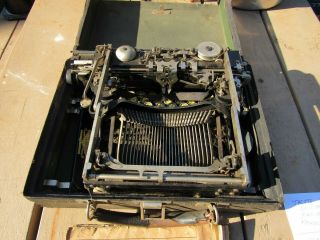 Antique Smith Corona Personal Writing Machine Folding Typewriter W/ Instrutions
