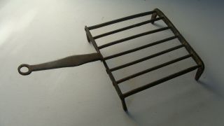 Ca 1800 Hand Wrought Iron Grill Or Trivet,