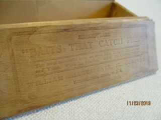 Rare Label Variation Wood Shakespeare Lure Box