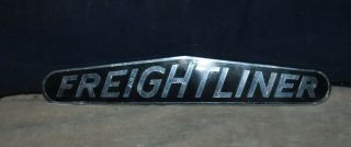 Vintage Freightliner Truck / Tractor Metal - Name Plate / Emblem - Heavy