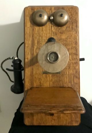 Antique Stromberg Carlson Mfg Wall Telephone.  Empty Inside.
