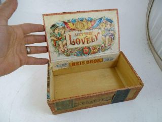 Antique Advertising Cigar Box Reis Bros Green Bay Wi Ain 