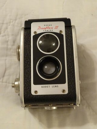 Vintage Kodak Duaflex Iii Film Camera With Kodet Lens