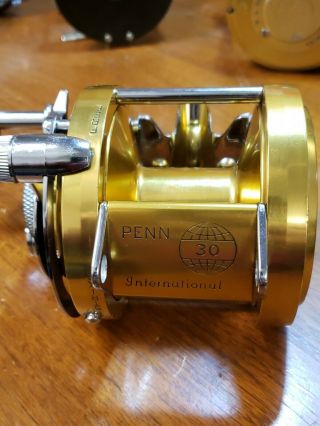 Penn International 30 Gold Anodized Saltwater Fishing Reel