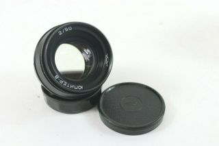 Vintage Industar Camera Lens 50mm F2 M39 L39 Leica Screw Russian Fast Prime
