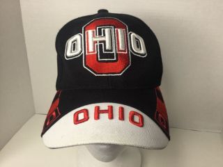 Vintage Ohio State Osu Buckeyes Adjustable Hat/ball Cap