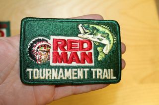 Red Man Chewing Tobacco Patch - Tournament Trail