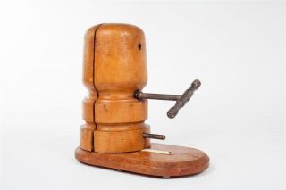 Vintage - C1910 Wooden Adjustable Milliners Hat Block Or Stretcher 69