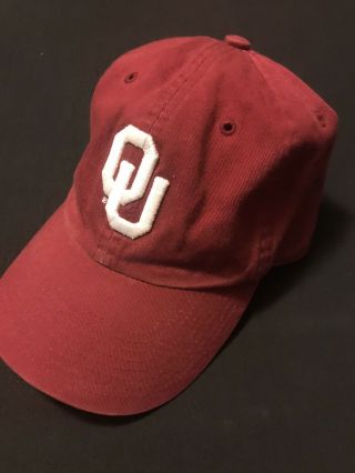 Vintage University Of Oklahoma Sooners The Franchise Medium Fitted Hat Ou