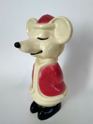Vintage Christmas Mouse Light Up Union Products Blow Mold 3