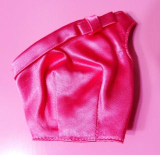 Vintage Barbie Pink Satin Pak Top