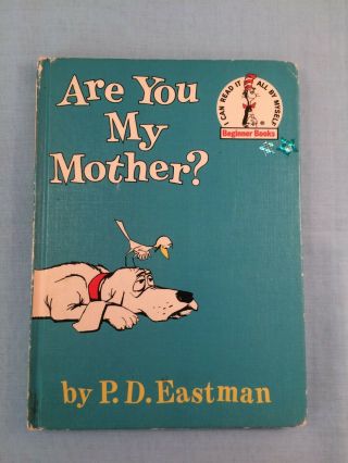 Vintage 1960 Are You My Mother? By P.  D.  Eastman Beginner Books Random House Hc