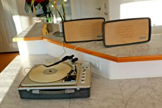 Vintage Klh Model Eleven With Case Turntable Record Player Parts/repair
