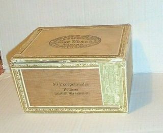 Jose Gener Old Empty 10 X 14,  5 X 18 Cm.  Plywood 50 Cigar Box For Soviet Market