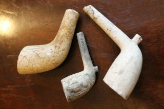 Antique Clay Pipes Queen Victoria And Other W.  Cope Woolwich On One