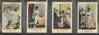 4 X Different - La Fama 1900s Scarce (actresses) Type Cards  Le Gusto