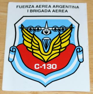 Old Argentine Air Force 1 Brigade Lockheed C - 130 Hercules Sticker