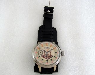 DOXA CHESS Antique 1910 ' s Swiss Men ' s Watch SERVICED - 2