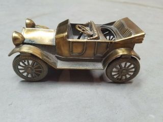 Vintage Chevrolet 1913 Japan Cigarette Lighter Car Brass Metal (without Lighter)