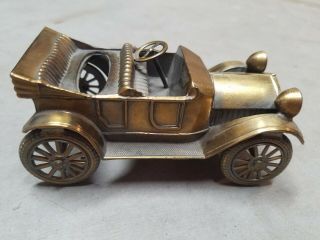 Vintage Chevrolet 1913 Japan Cigarette Lighter Car Brass Metal (without lighter) 2